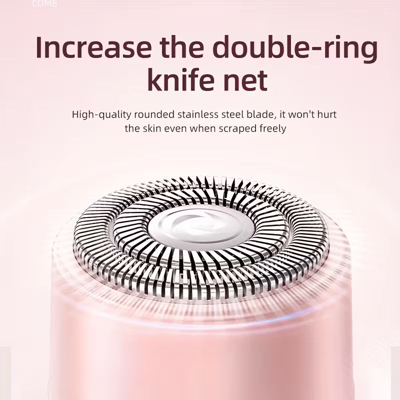 2-in-1 Rechargeable Body & Facial Trimmer – Twin Head | Waterproof | Unisex