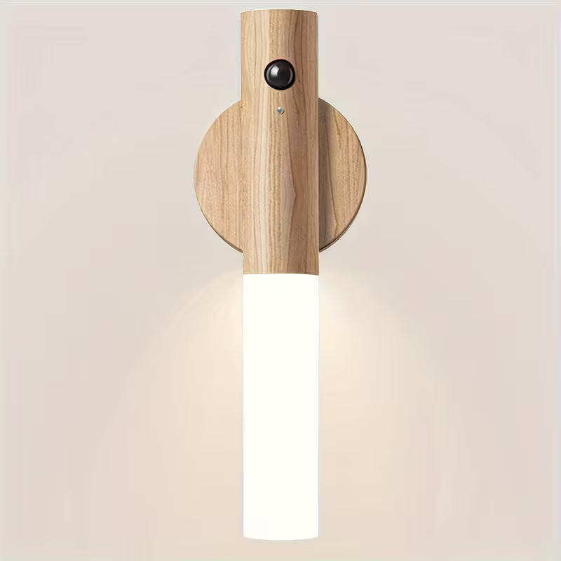 GlowBeam™ Wooden Motion Light | Magnetic | USB Rechargeable | Wireless Wall & Stair Lamp