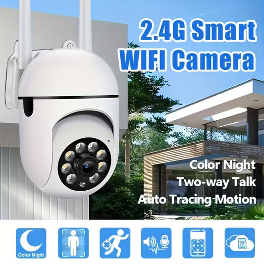 SafeVision™ 360° WiFi Security Camera | 1080P HD | Night Vision | Motion Alerts