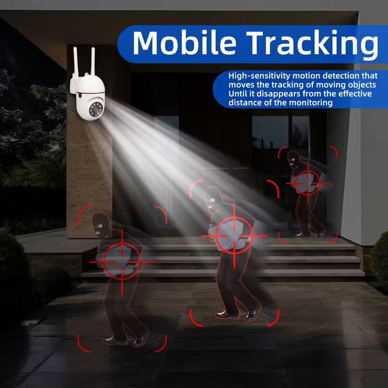 SafeVision™ 360° WiFi Security Camera | 1080P HD | Night Vision | Motion Alerts